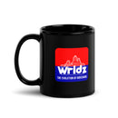 Wridz Black Glossy Mug