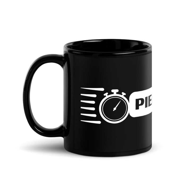 Pierre Timing Black Glossy Mug