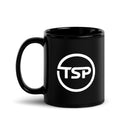 The Sports Place Black Glossy Mug