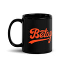 Jr Cyclones Softball Black Glossy Mug