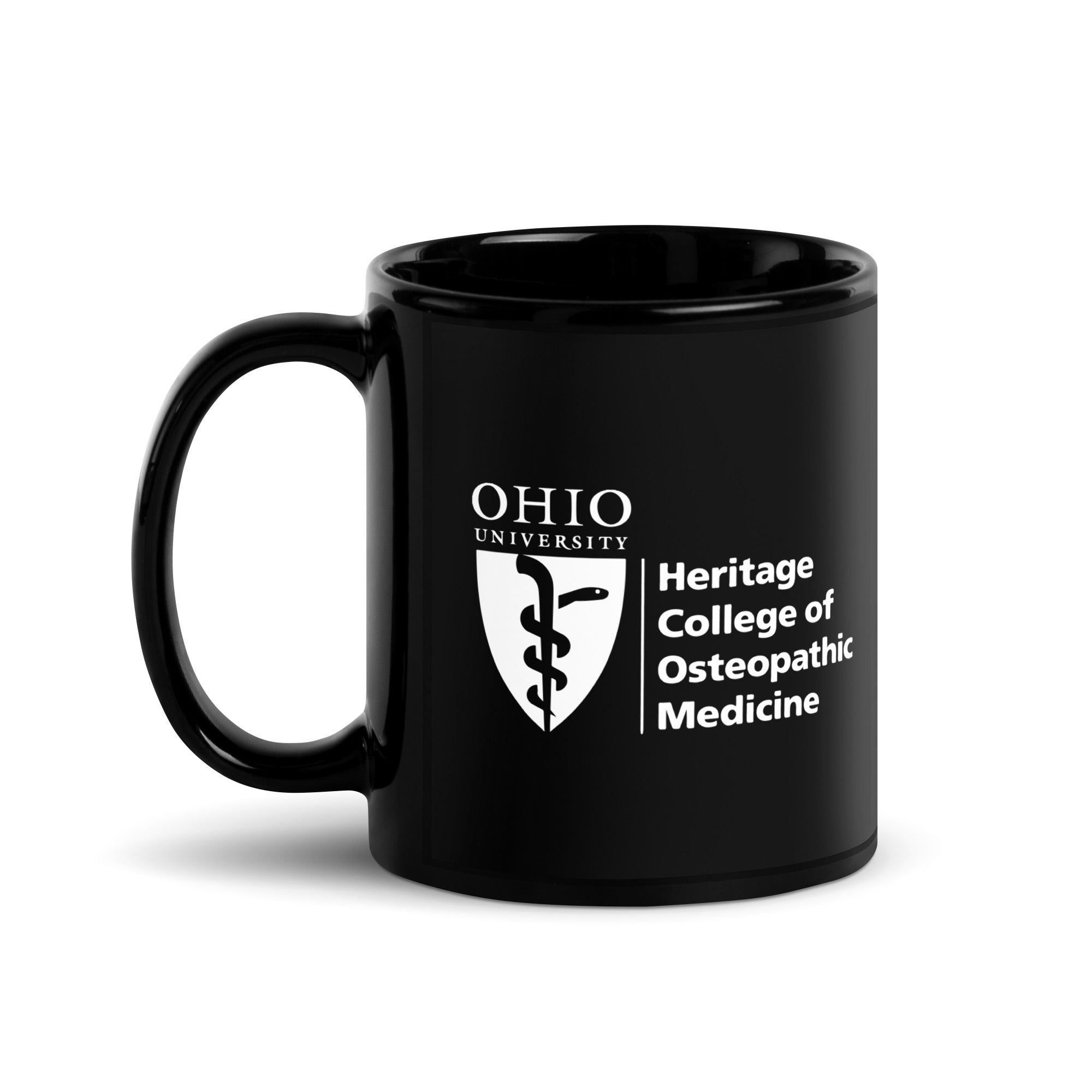 HCOM Black Glossy Mug