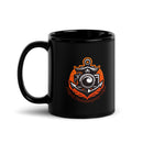 Taza negra brillante PPC