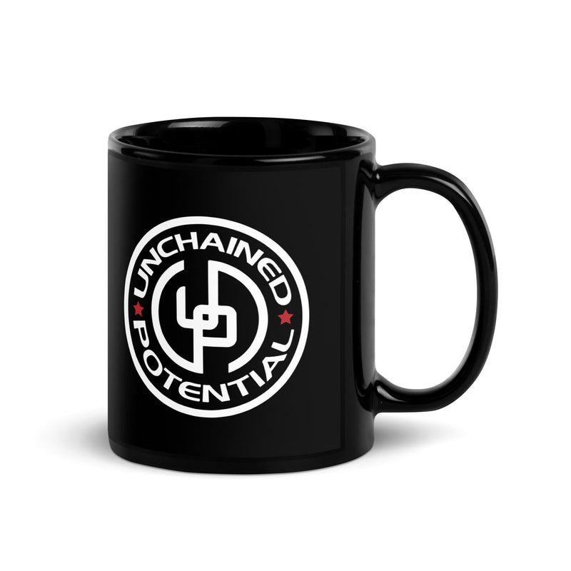 Unchained Potential Black Glossy Mug v2