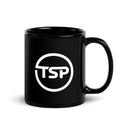 The Sports Place Black Glossy Mug