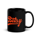 Jr Cyclones Softball Black Glossy Mug