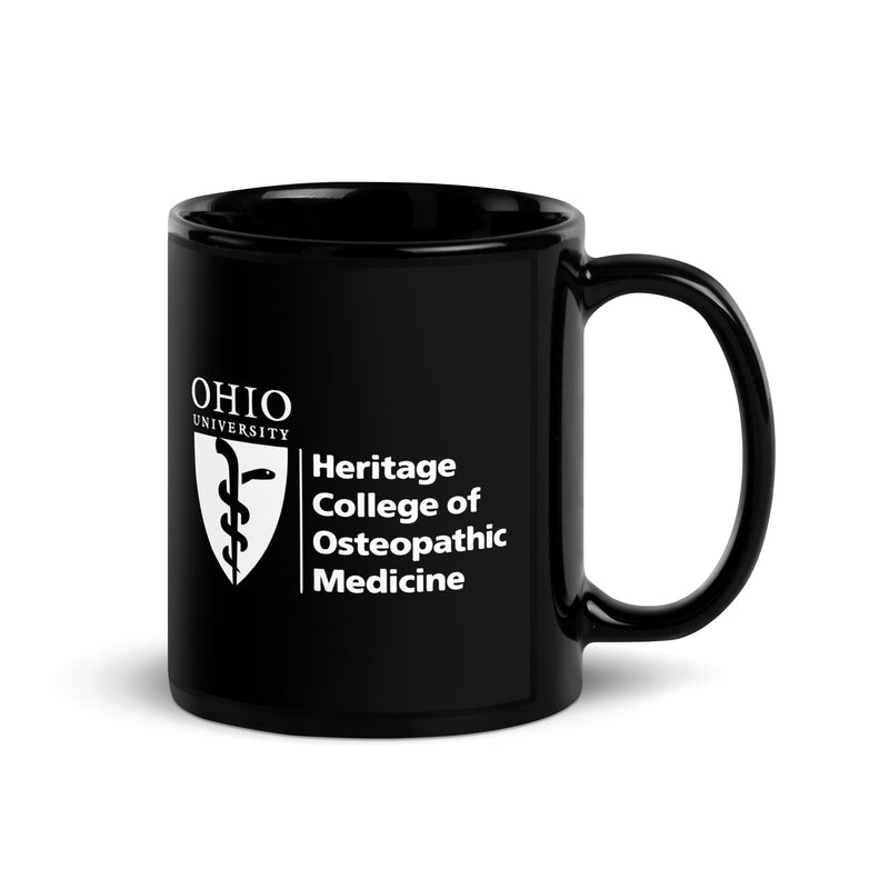 HCOM Black Glossy Mug