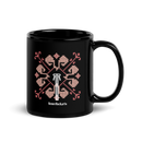 Renee Rockarts Black Glossy Mug