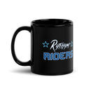 Rythym Riders Black Glossy Mug