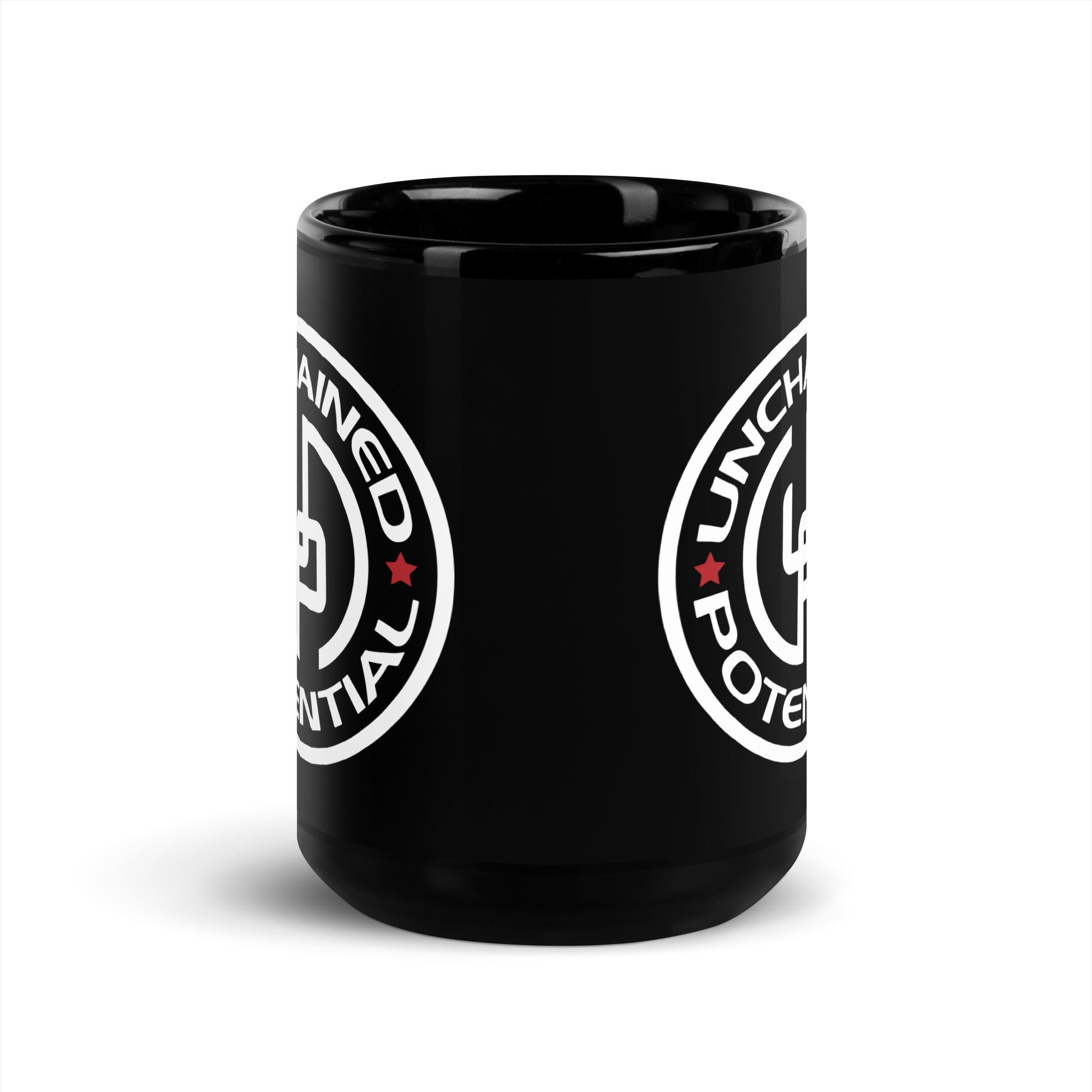 Unchained Potential Black Glossy Mug v2