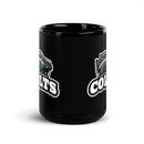 Taza negra brillante de Cochrane Coaches