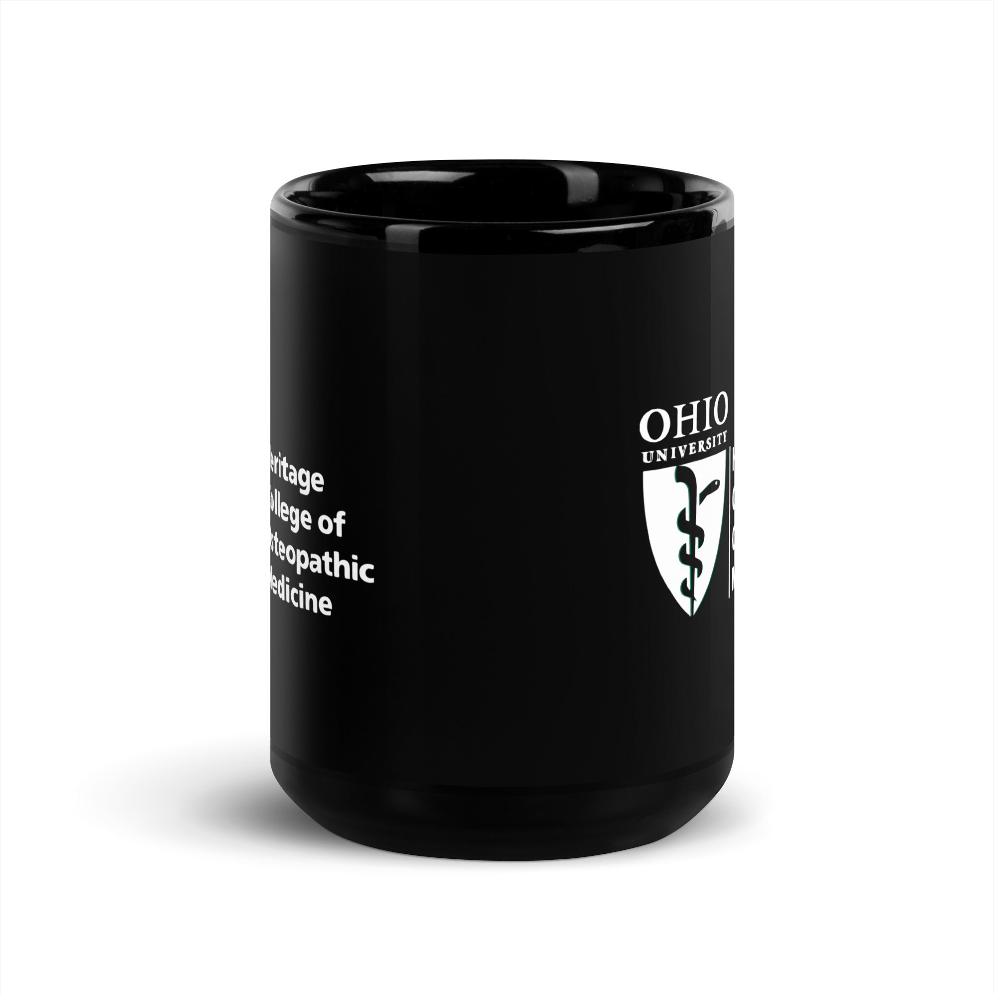 HCOM Black Glossy Mug