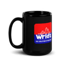 Wridz Black Glossy Mug