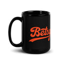 Jr Cyclones Softball Black Glossy Mug
