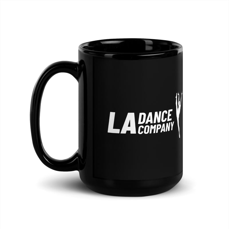 LA Dance Co Black Glossy Mug