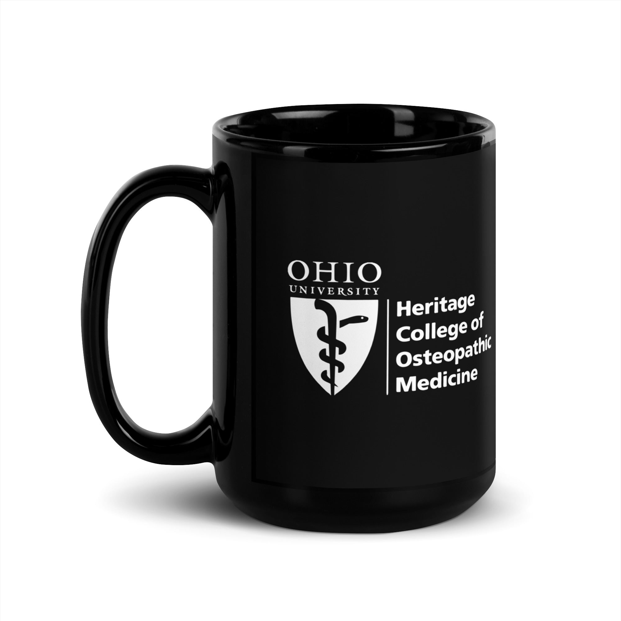 HCOM Black Glossy Mug