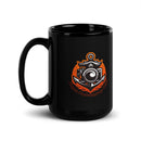 Taza negra brillante PPC