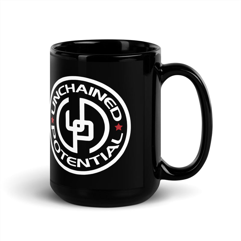 Taza negra brillante Unchained Potential v2