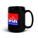 Wridz Black Glossy Mug