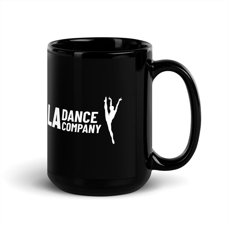 LA Dance Co Black Glossy Mug