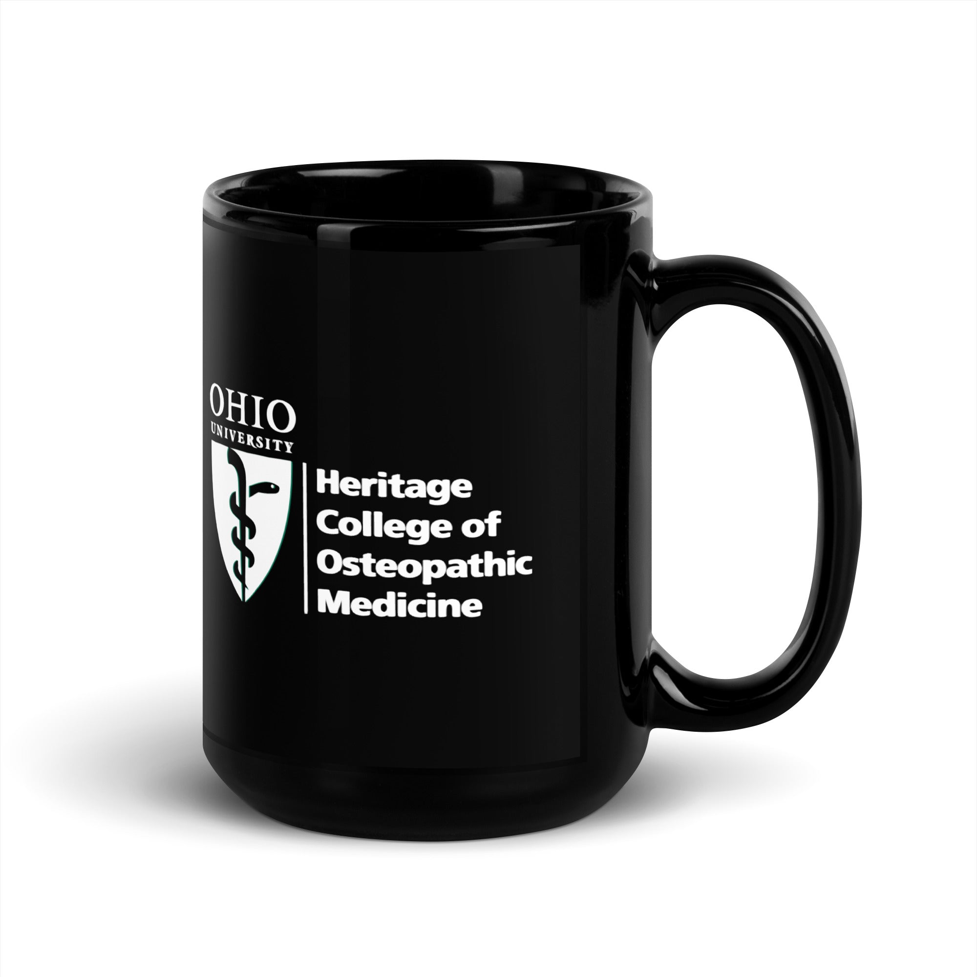 HCOM Black Glossy Mug