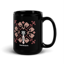 Renee Rockarts Black Glossy Mug
