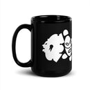 Taza Taino Azteca Negra Brillante