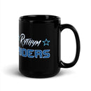 Rythym Riders Black Glossy Mug