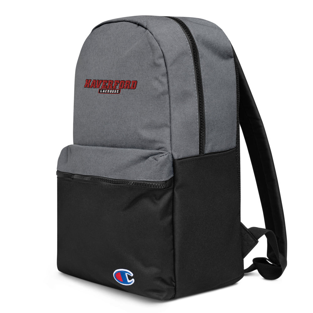 Haverford Men's Lacrosse Embroidered Champion Backpack