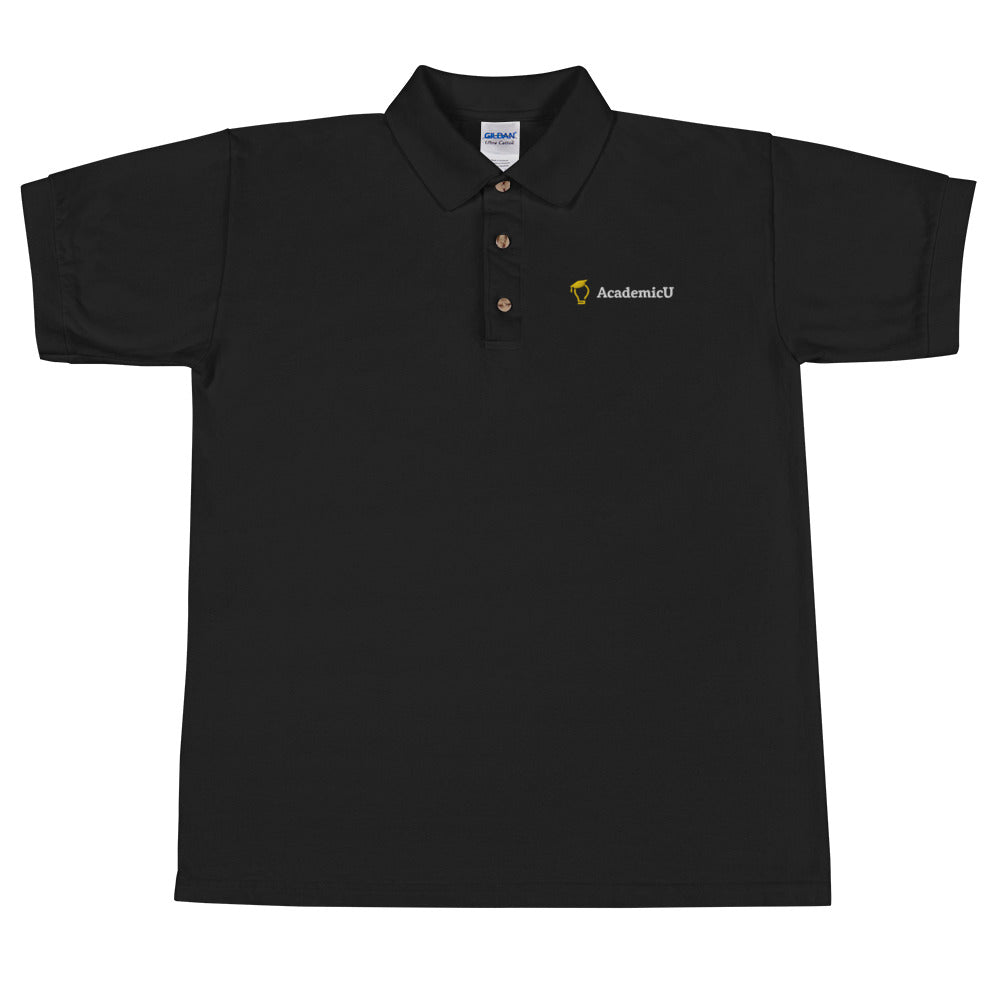 AcademicU Embroidered Polo Shirt