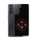 Funda transparente SOS para Samsung®