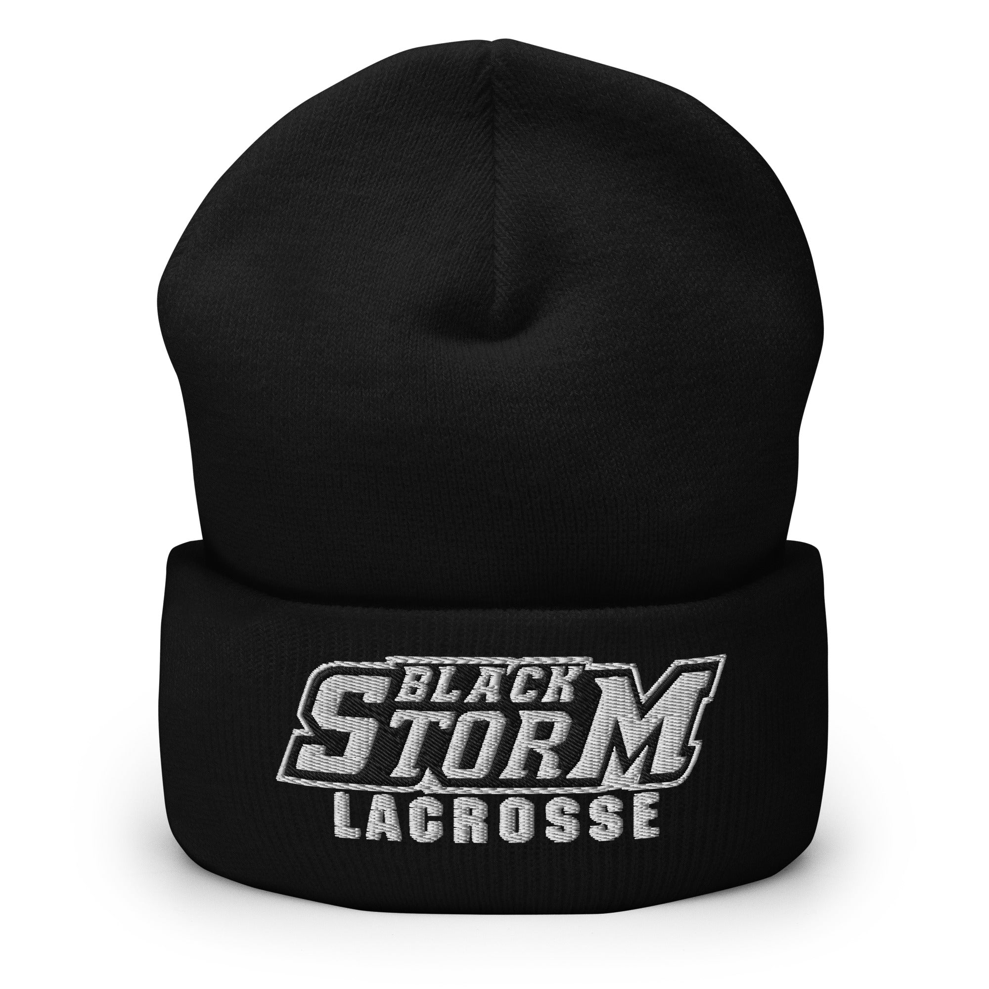 Gorro con puños de color negro Storm