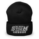 Black Storm Cuffed Beanie