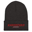 Haverford Men's Lacrosse Cuffed Beanie