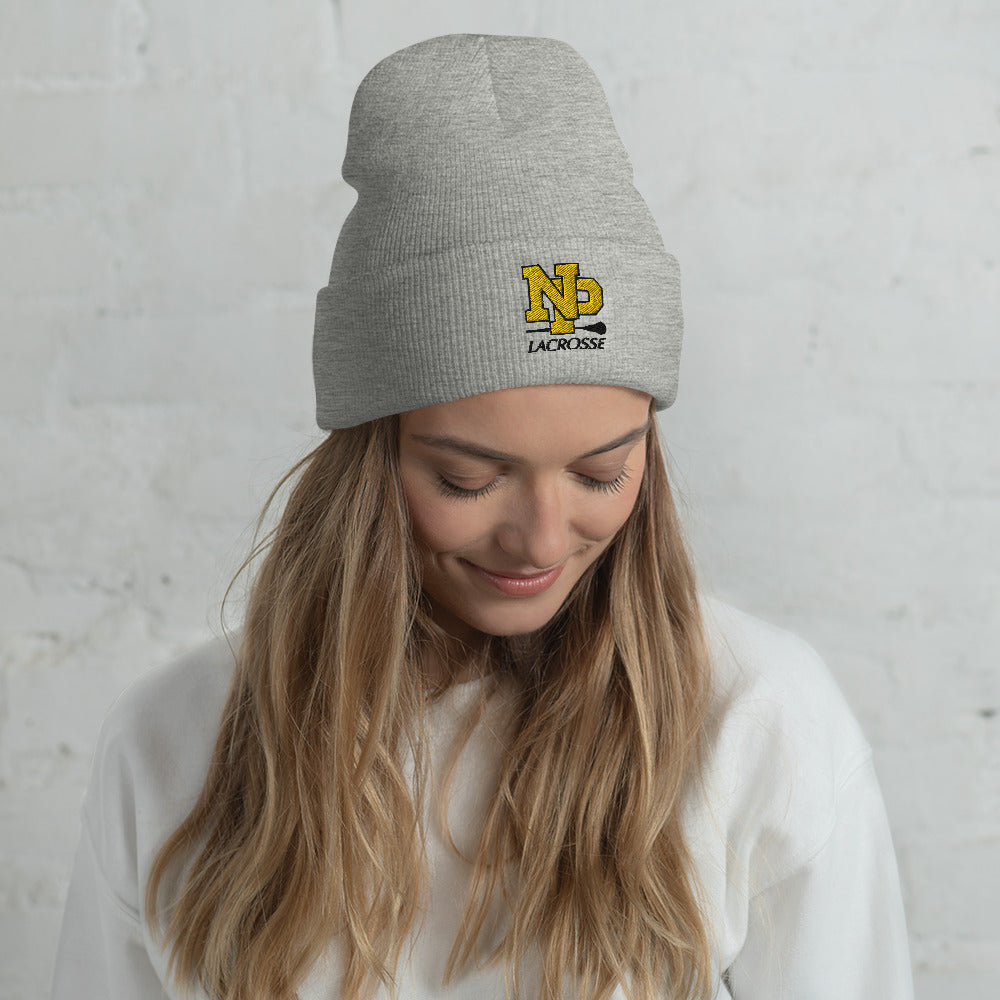 NPHS Lacrosse Cuffed Beanie