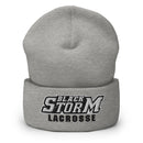 Black Storm Cuffed Beanie