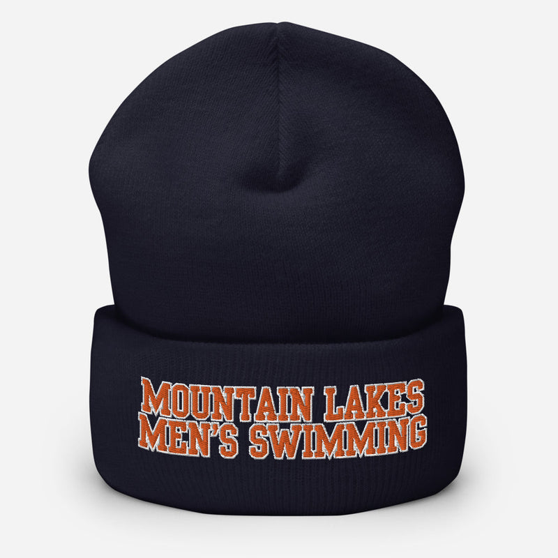 Mountain Lakes Mens Swimming Cuffed Beanie