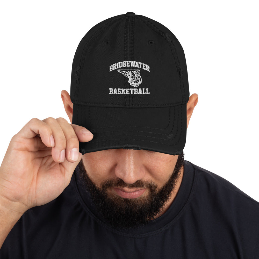 Gorra de béisbol desgastada de Bridgewater Basketball