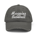 Magpies Distressed Dad Hat