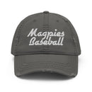 Magpies Distressed Dad Hat