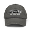 Black Storm Distressed Dad Hat