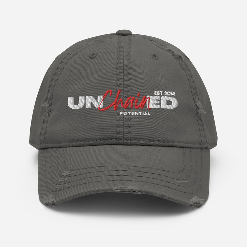 Unchained Potential Distressed Dad Hat