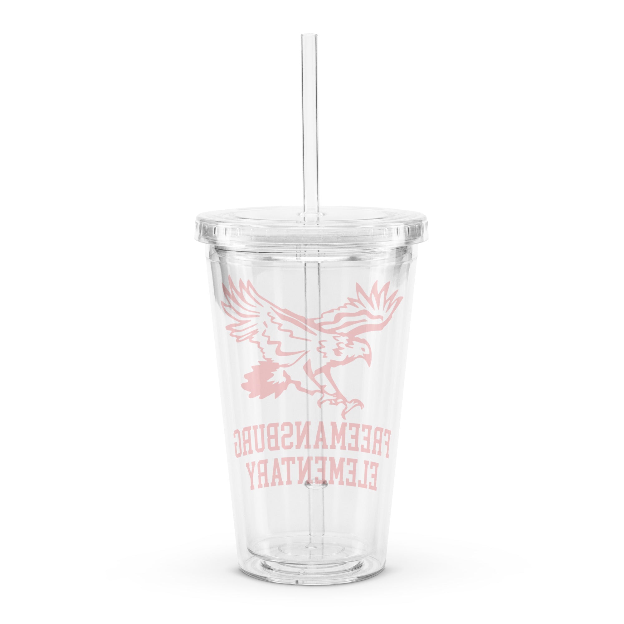 FES Clear plastic tumbler