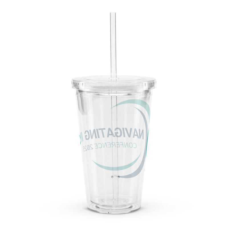 IMC Conference Clear plastic tumbler