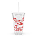 FES Clear plastic tumbler