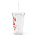 FES Clear plastic tumbler