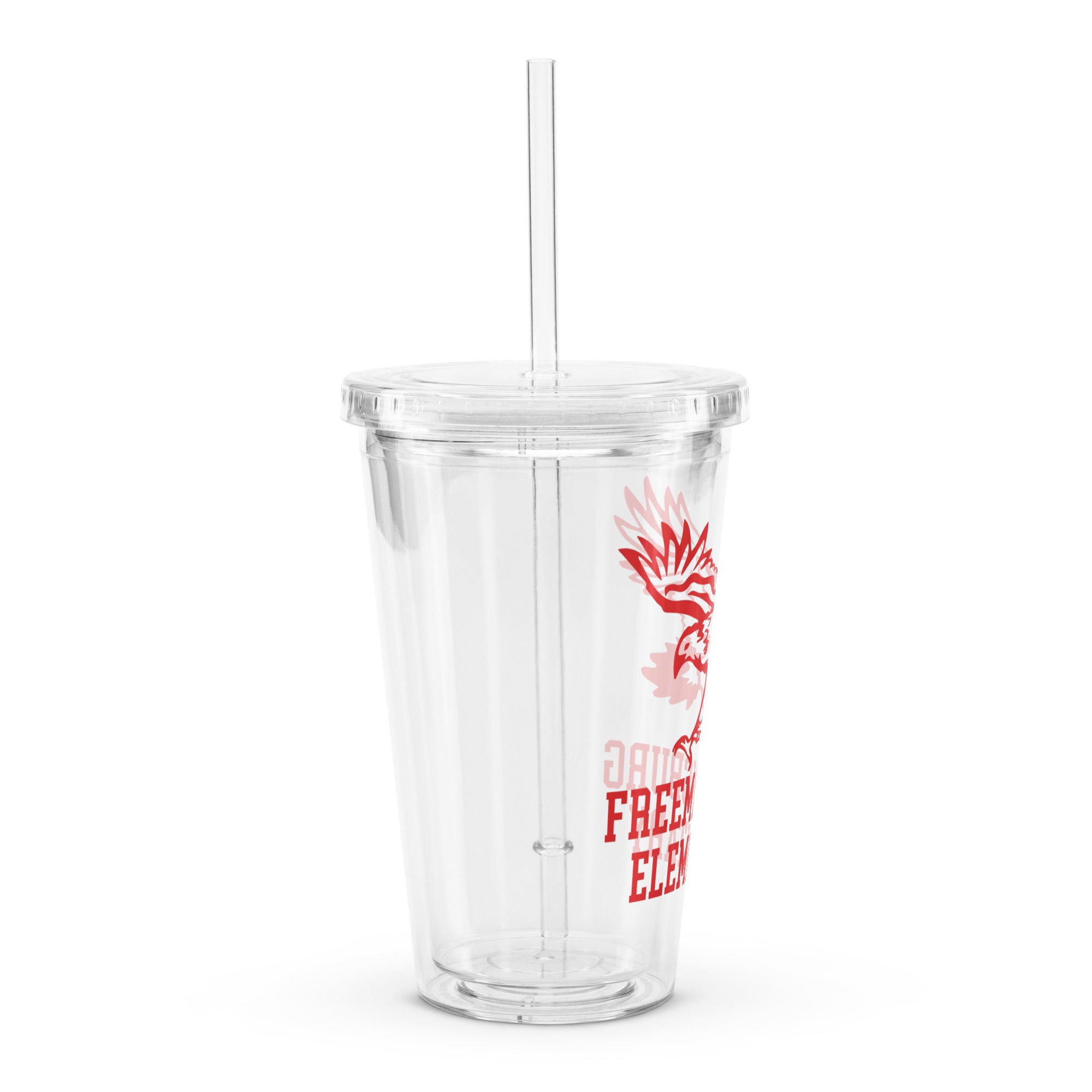 FES Clear plastic tumbler