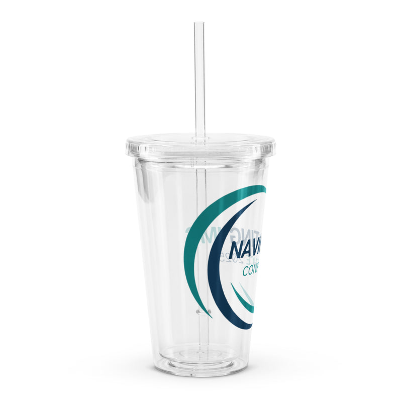 IMC Conference Clear plastic tumbler