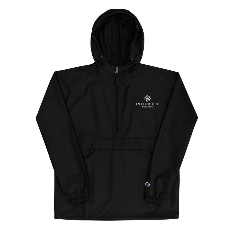 Integrous Wellness Embroidered Champion Packable Jacket