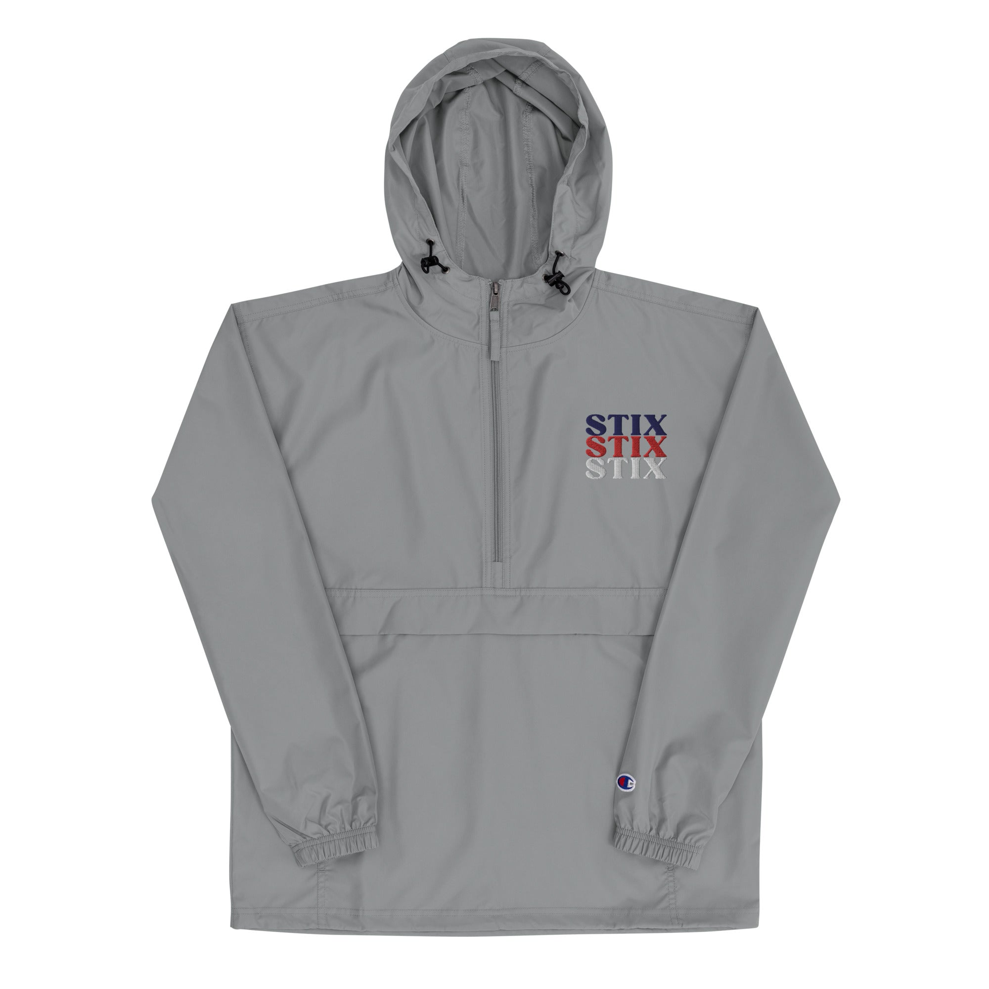 Stix Embroidered Champion Packable Jacket