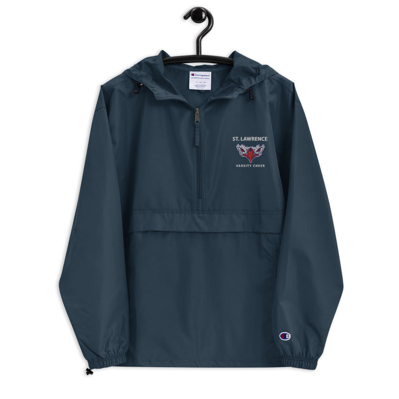 St. Lawrence Cheer Embroidered Champion Packable Jacket